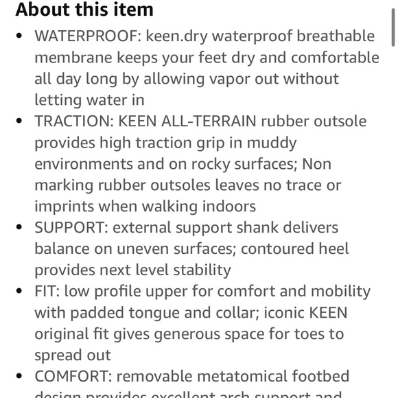 Keen targhee III Low height waterproof hiking boots shoe - Picture 6 of 13